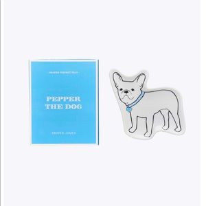 Draper James Pepper The Dog trinket tray